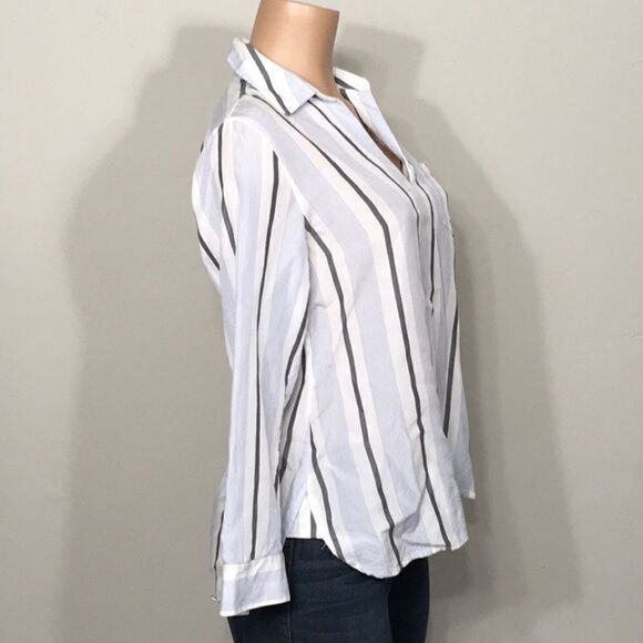 Soft Surroundings blue striped top. New - Picture 2 of 4